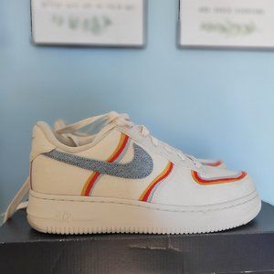 Nike Air Force 1 Low Sail Denim Swoosh (Women's)